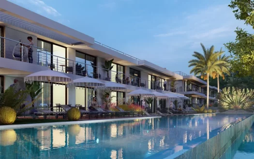 Studio Apartments, Kyrenia, Esentepe, Available For Sale in North Cyprus (Under Construction)