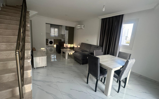 Furnished 2 bedroom semi detached villa for sale in Elite Royal sun Iskele, Long beach, Northh Cyprus