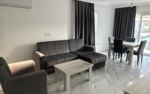 Furnished 2 bedroom semi detached villa for sale in Elite Royal sun Iskele, Long beach, Northh Cyprus