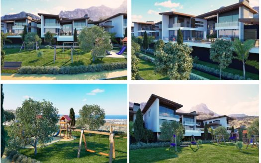 Luxury 9+2 Villa for Sale in Kyrenia Olive Grove – Private Pool, Mountain View & Sea View, Delivery May 2028