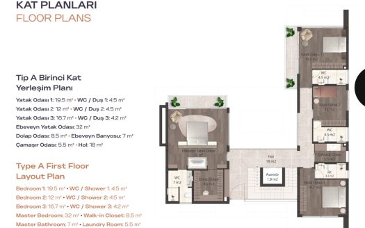 Luxury 9+2 Villa for Sale in Kyrenia Olive Grove – Private Pool, Mountain View & Sea View, Delivery May 2028